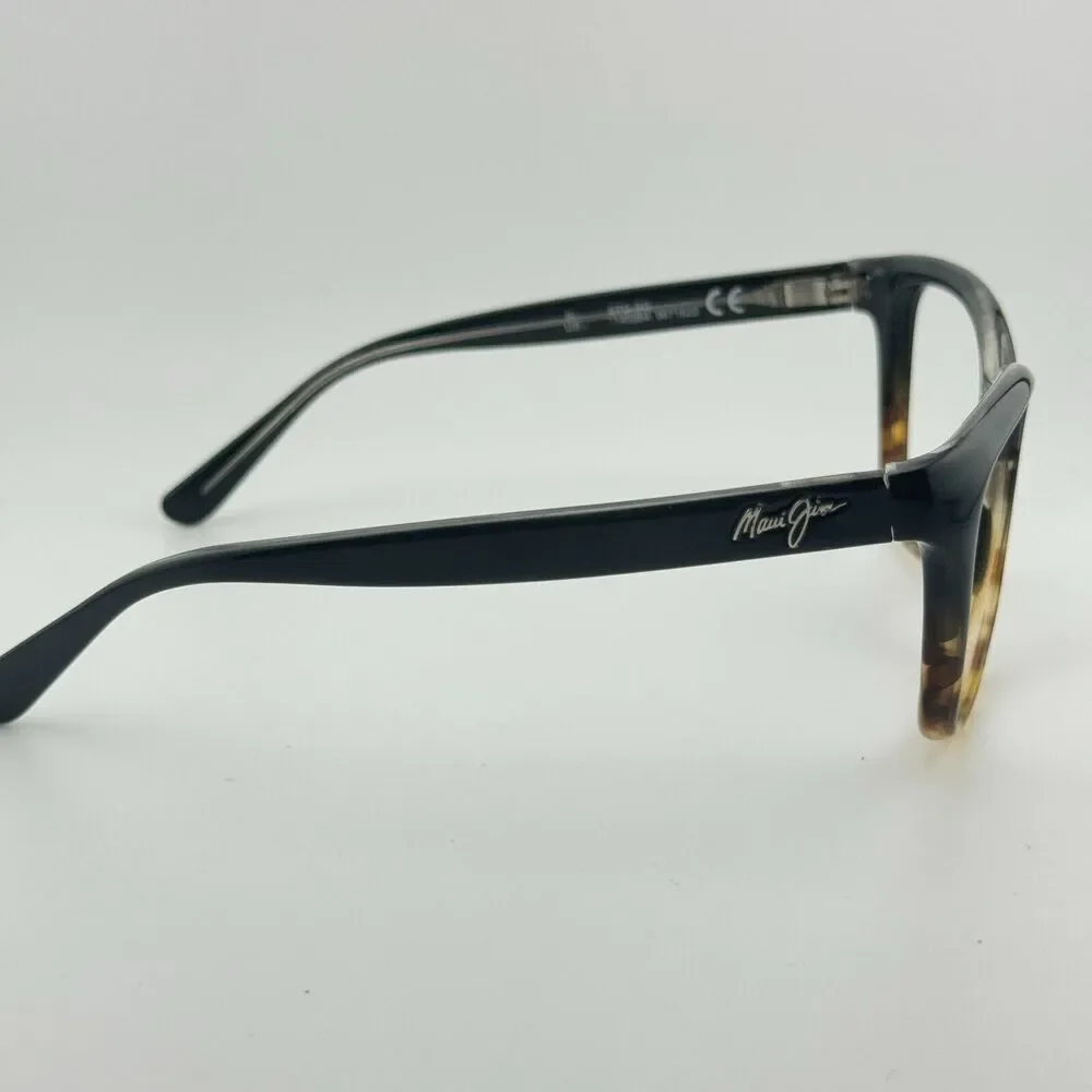 Maui Jim Italy Starfish MJ744-02T 55-16-145 Black Plastic Sunglasses Frame 12946